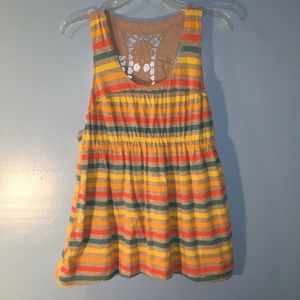 Colorful striped tank top!